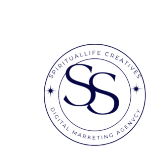 navy blue minimalist aesthetic modern elegant curved text brand business circular logo 